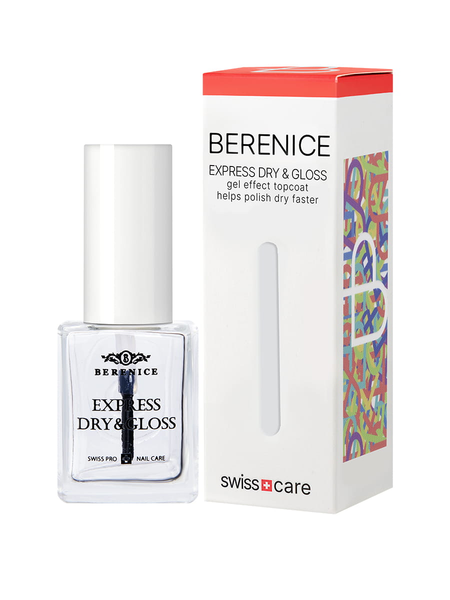 BERENICE Экспресс-покрытие «2 в 1 Сушка+блеск» "Express dry&gloss" New