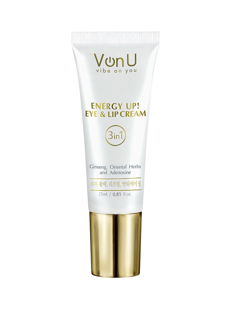 Von-U Омолаживающий крем-энергетик для век и губ ENERGY UP! Eye & Lip Cream 25ml