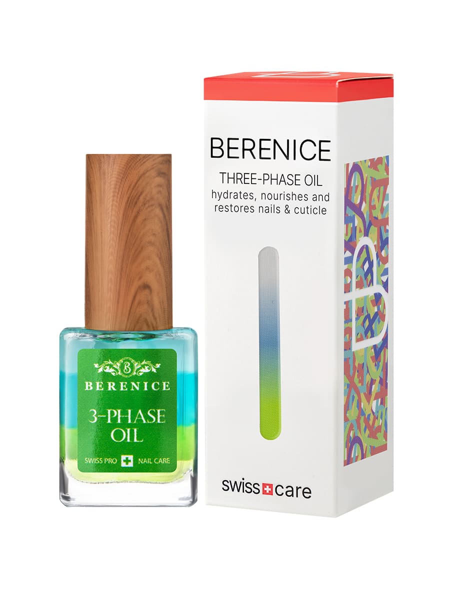 BERENICE Трёхфазное масло д.ногтей и кут. "Увлаж.коктейль" Nail & Cuticle Oil «Three-phase Oil» NEW