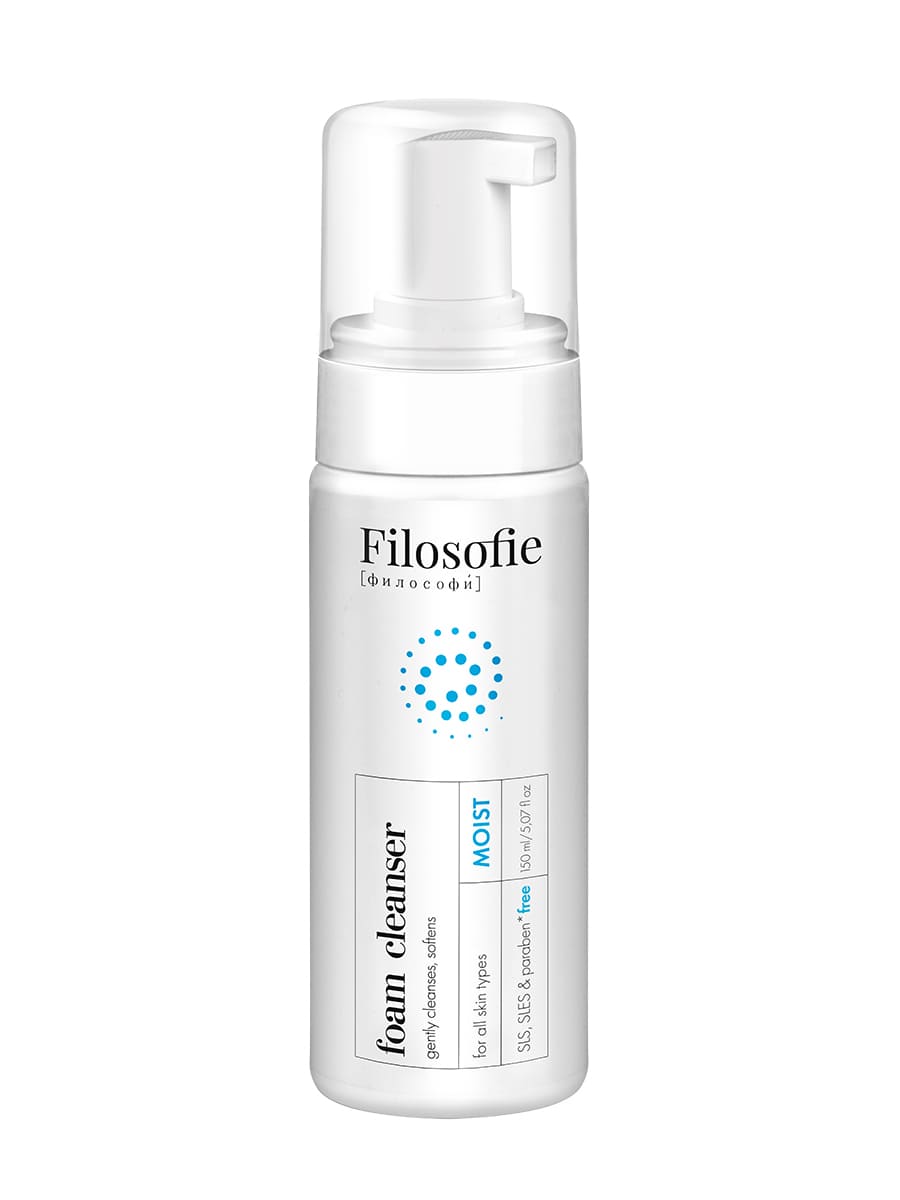 FILOSOFIE Moist foam cleanser Увлажняющая пенка для умывания  150 мл