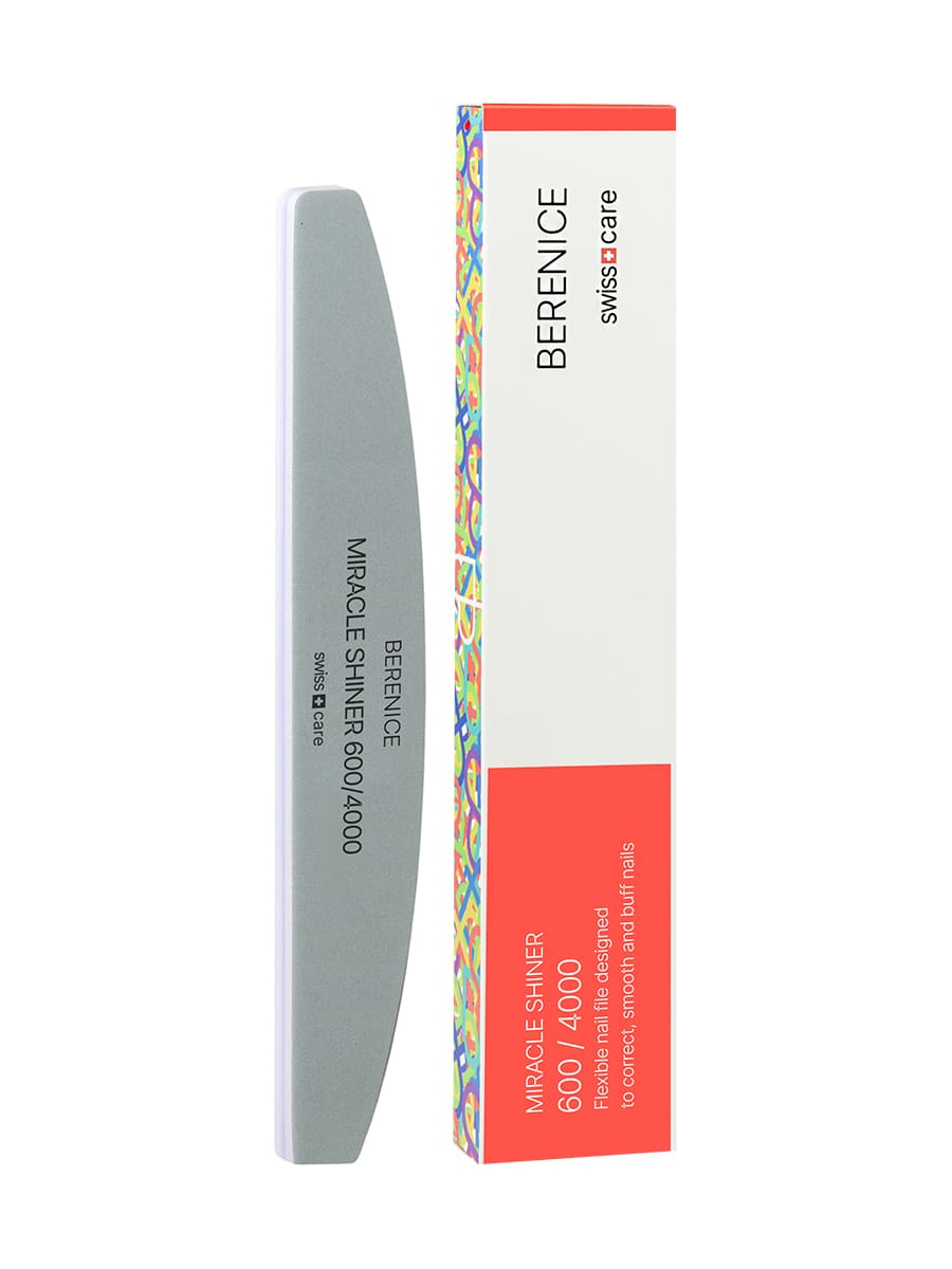 BERENICE Пилка для ногтей полумесяц Miracle Shiner 600*4000