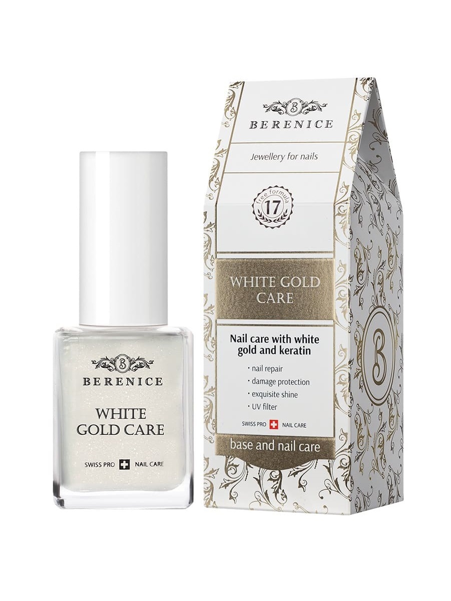 BERENICE Укрепляющее средство для ногтей с коллоидным золотом "White Gold Care"