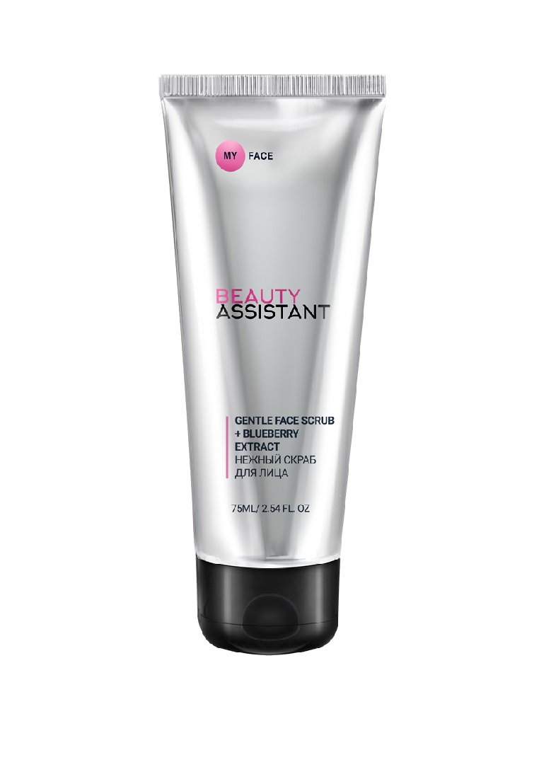 BEAUTY ASSISTANT MY FACE GENTLE FACE SCRUB +BLUEBERRY EXTRACT Нежный скраб для лица 75ml