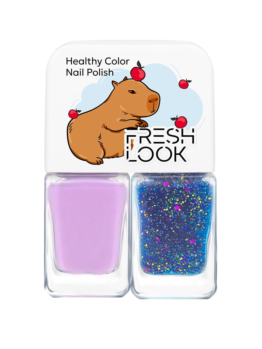 FRESH LOOK Набор лаков для ногтей Healthy Color Nail Polish Set №3 (лак 5, 6)