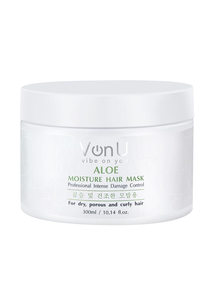 Von-U Маска для волос увлажняющая с алое вера ALOE Moisture Hair Mask 300 мл