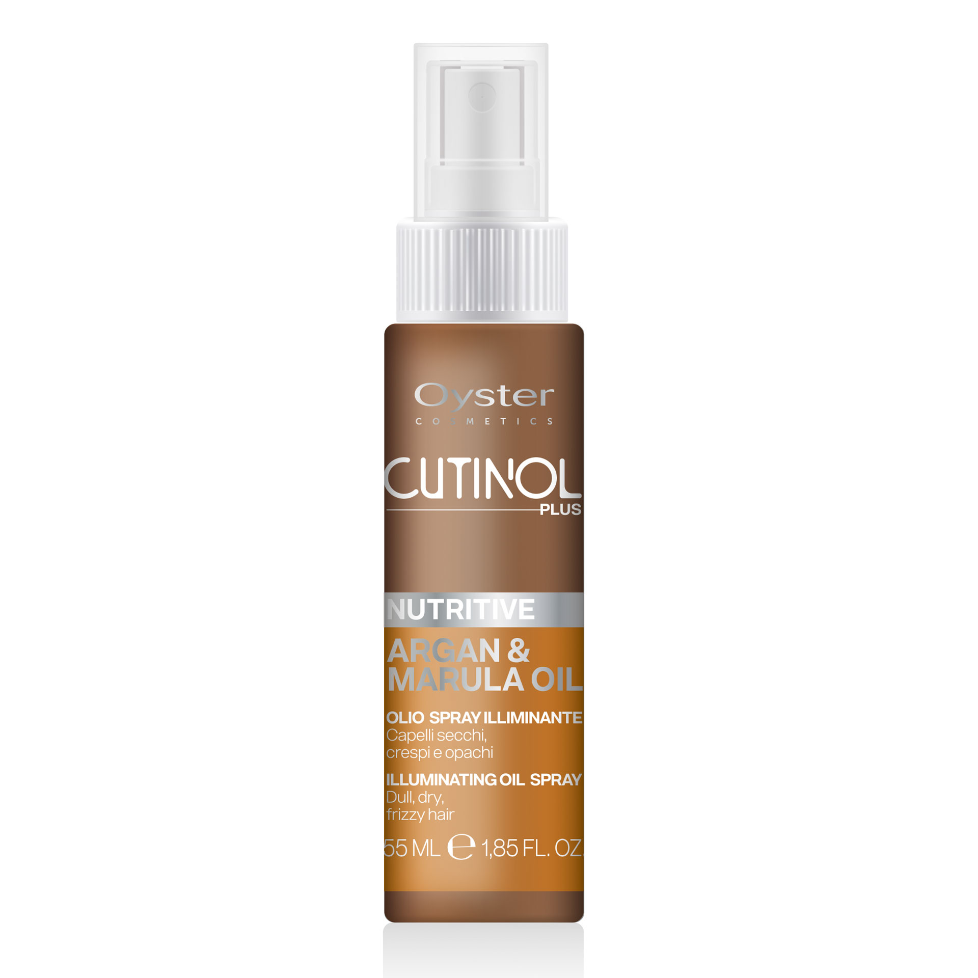 OY CUTINOL PLUS NUTRITIVE ARGAN & MARULA OIL - ILLUMINATING OIL Масло питательное для сух волос 55ml