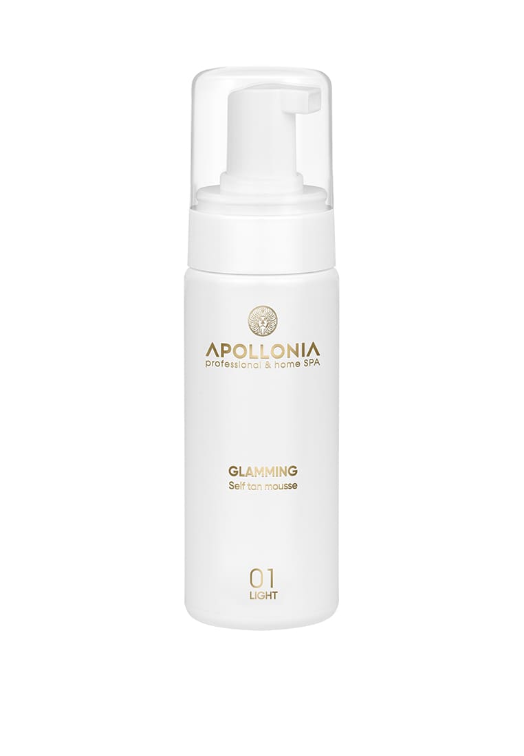 APOLLONIA GLAMMING SELF TAN MOUSSE LIGHT Мусс-автозагар для тела светлый тон