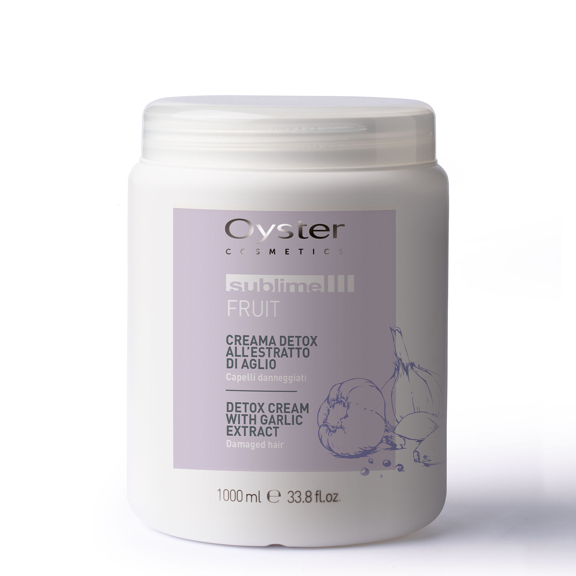 OY SUBLIME FRUIT DETOX CREAM WITH GARLIC EXTRACT Детокс-маска с экстр.чеснока для всех типов 1000ml