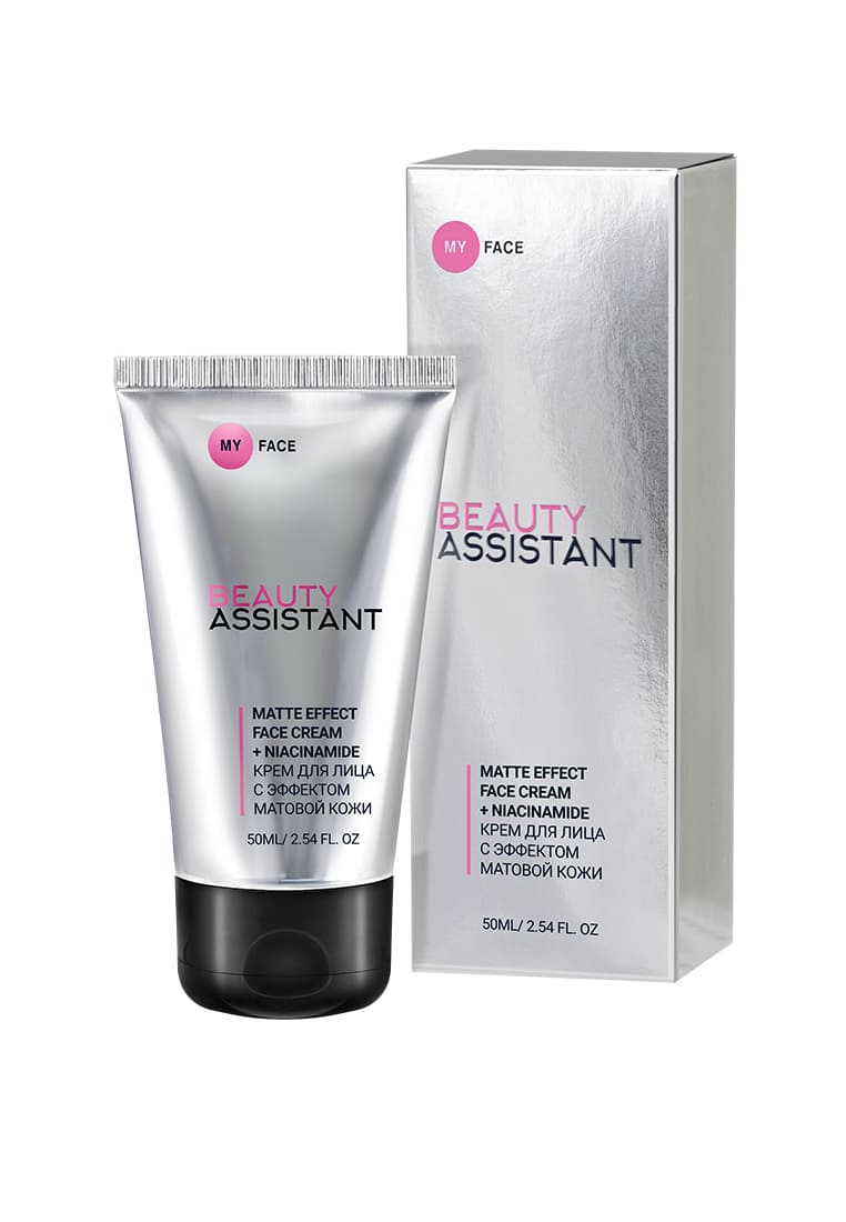 BEAUTY ASSISTANT MY FACE MATTE EFFECT FACE CREAM + NIACINAMIDE Крем для лица с эффектом матовой кожи