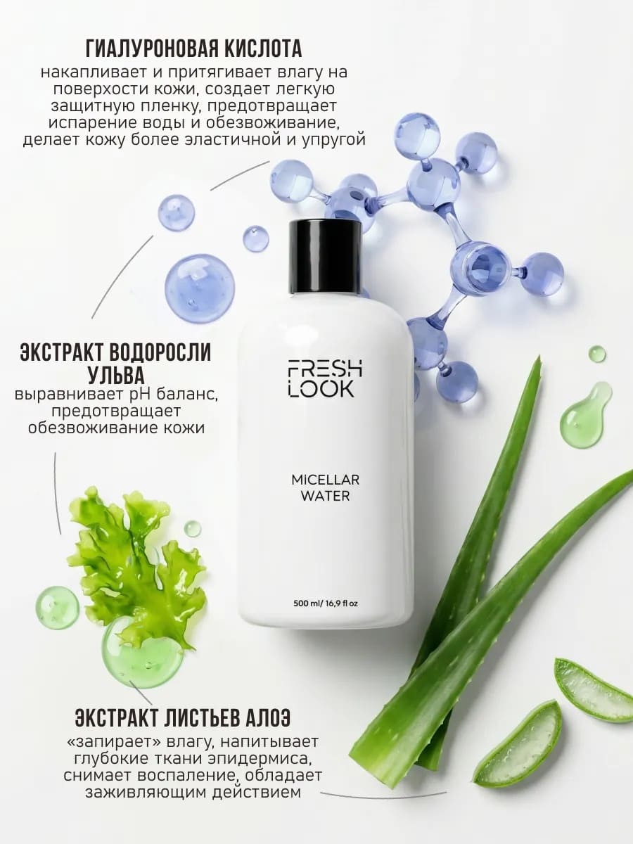 FRESH LOOK MICELLAR WATER Мицеллярная вода 460ml