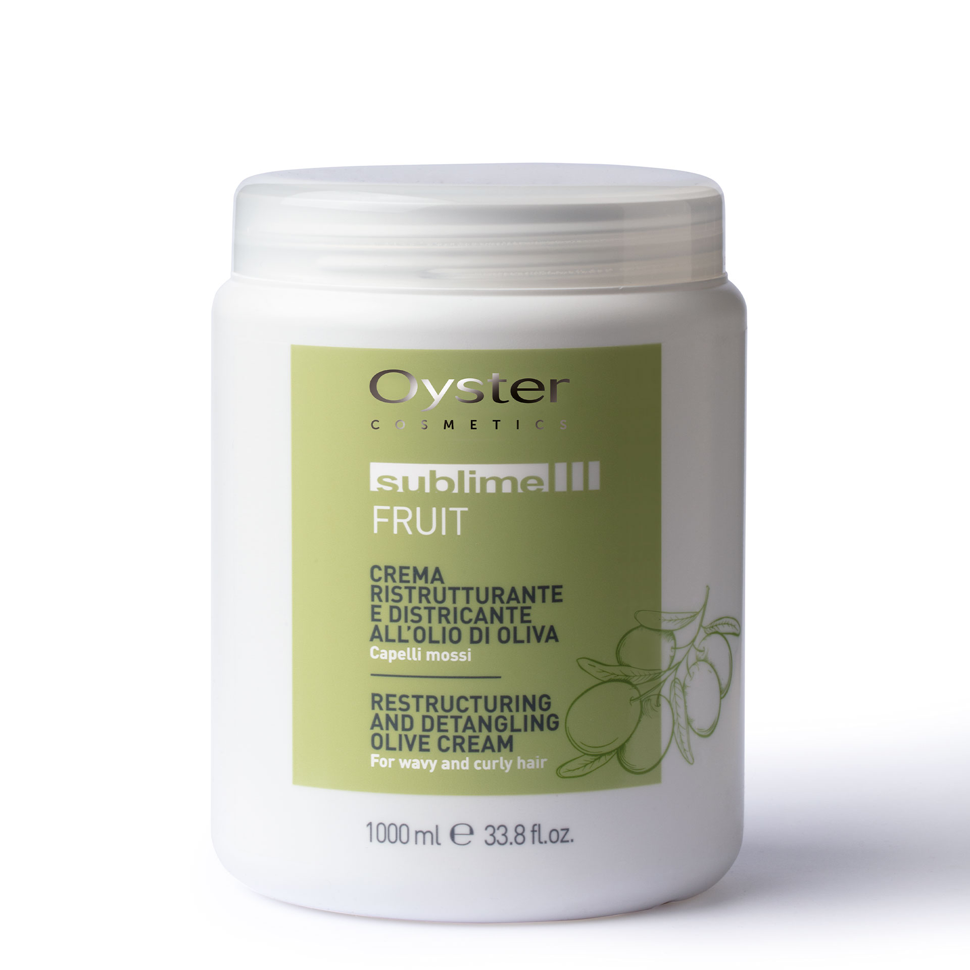 OY SUBLIME FRUIT RESTRUCTURING AND DETANGLING OLIVE OIL CREAM Маска для лег.расч.с мас. оливы 1000ml