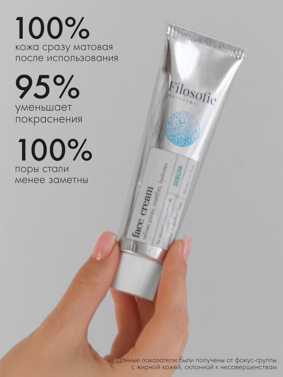 FILOSOFIE Sebum face cream Крем для лица против несовершенств